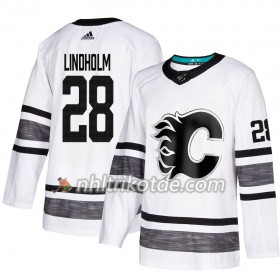Calgary Flames Trikot Elias Lindholm 28 2019 All-Star Adidas Weiß Authentic - Herren